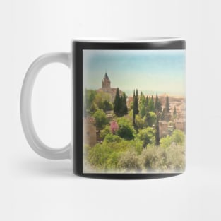 A View of the Alhambra Palace Mug